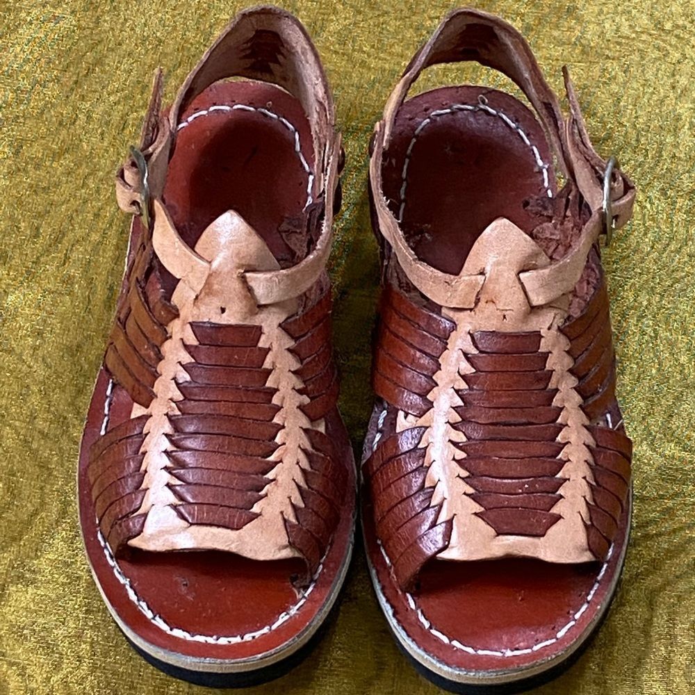 Kid’s Sandals Leather Handmade size 17